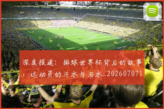 深度报道:排球世界杯背后的故事,运动员的汗水与泪水_20260707154452_20260801203302